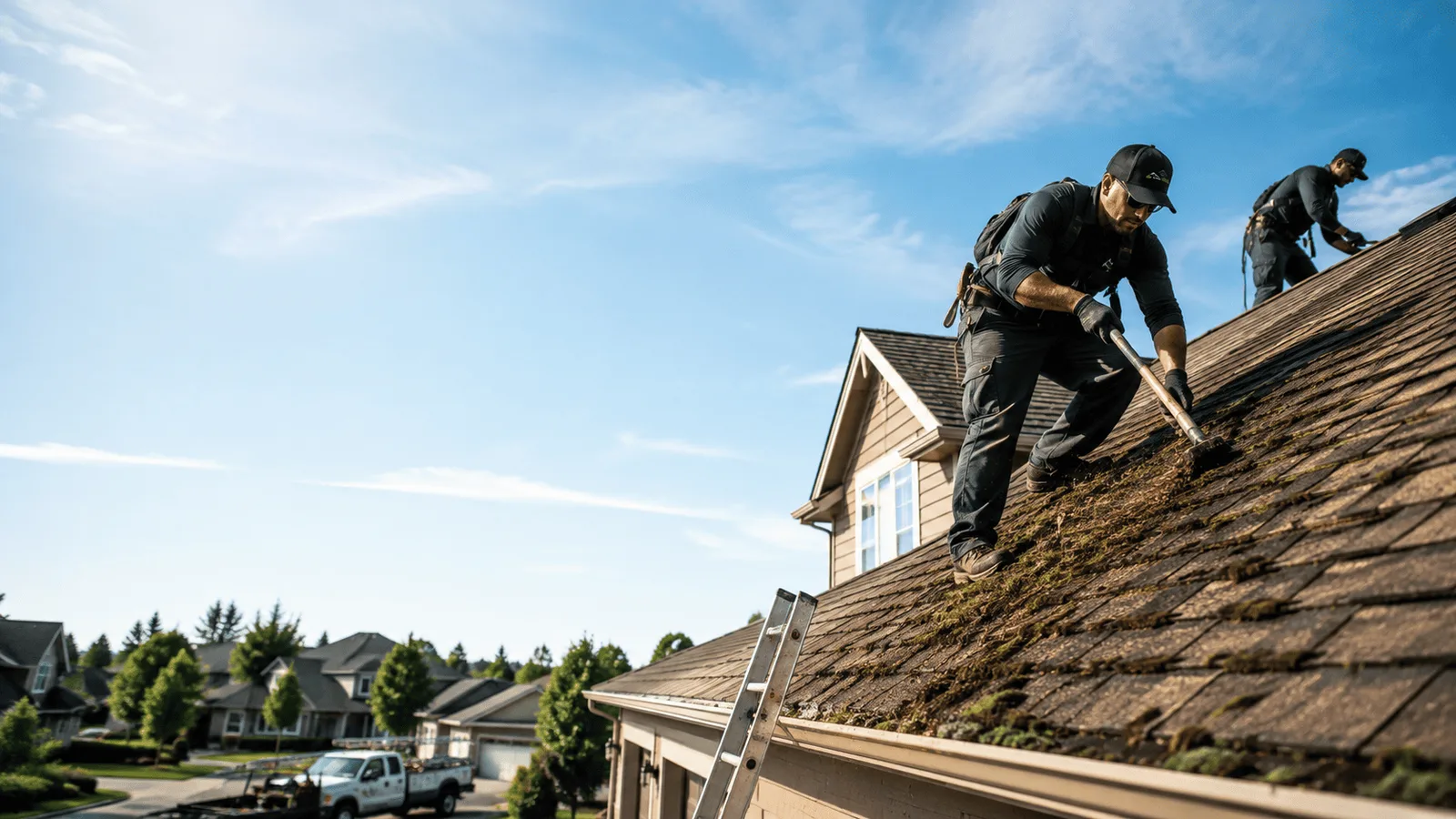 Roof Moss Removal in Woodson, TX near me
